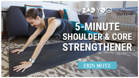 5 minute shoulder and core strengthener feat