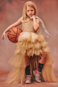 Photographer Captures Girls in a Mixture of Princess Dresses and Athletic Wear_Bad Yogi