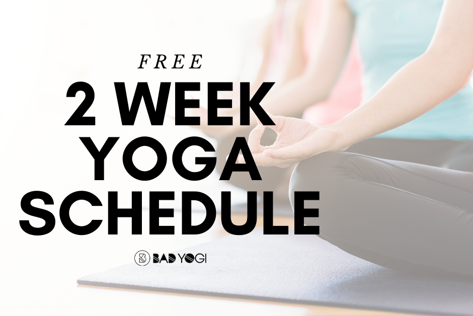 free 2 week yoga schedule